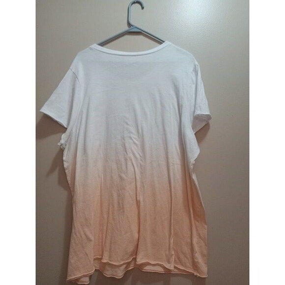 Torrid Reba 1994 Tour Pink Dip Dye T Shirt Size 2 - Picture 5 of 5